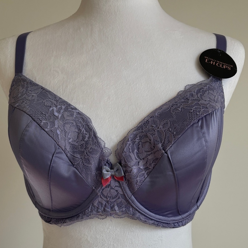 HUNKEMOLLER Lavender Lace Bra